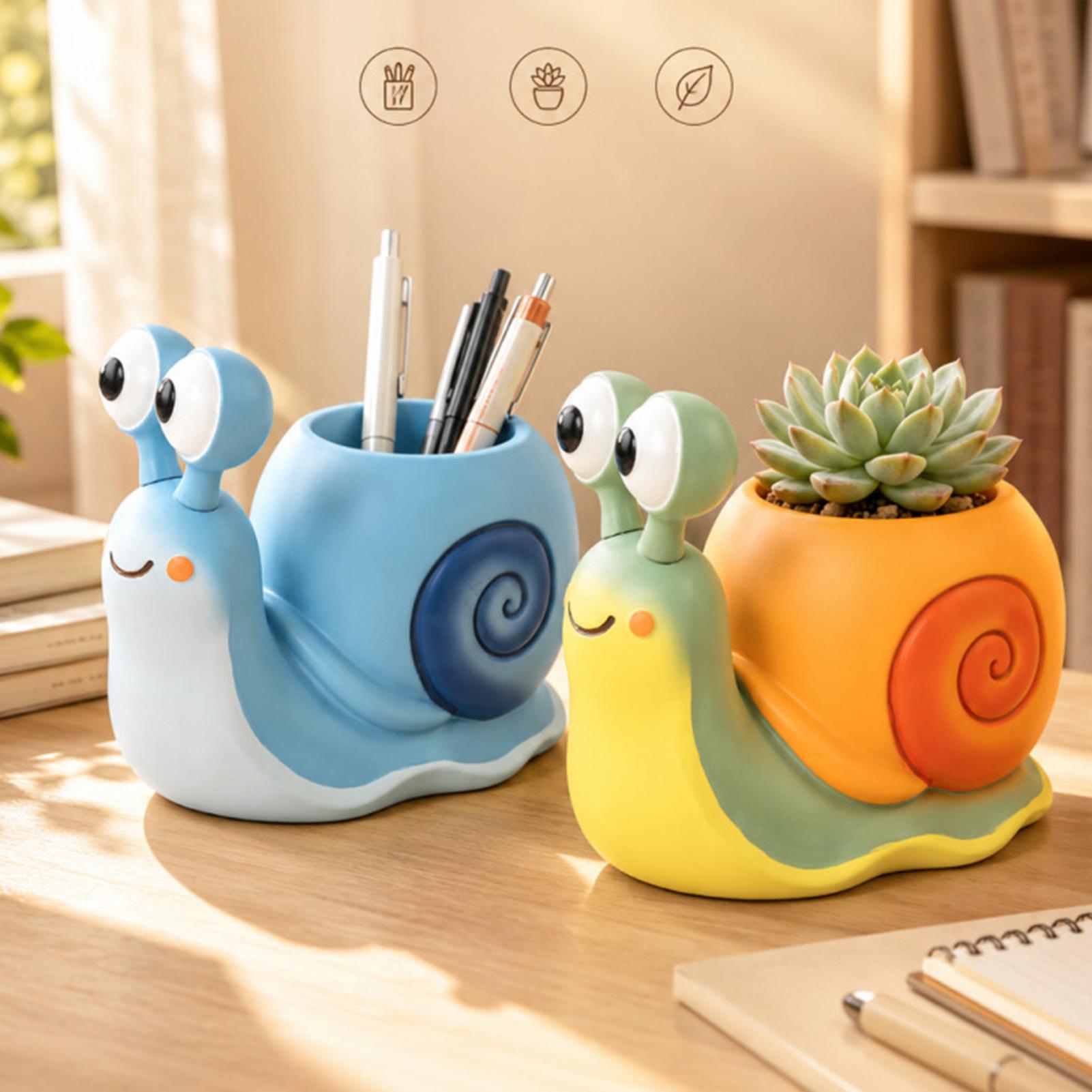 Snail Shape Flower Pot Snail f - огляд і ціна Echeveria Succulent