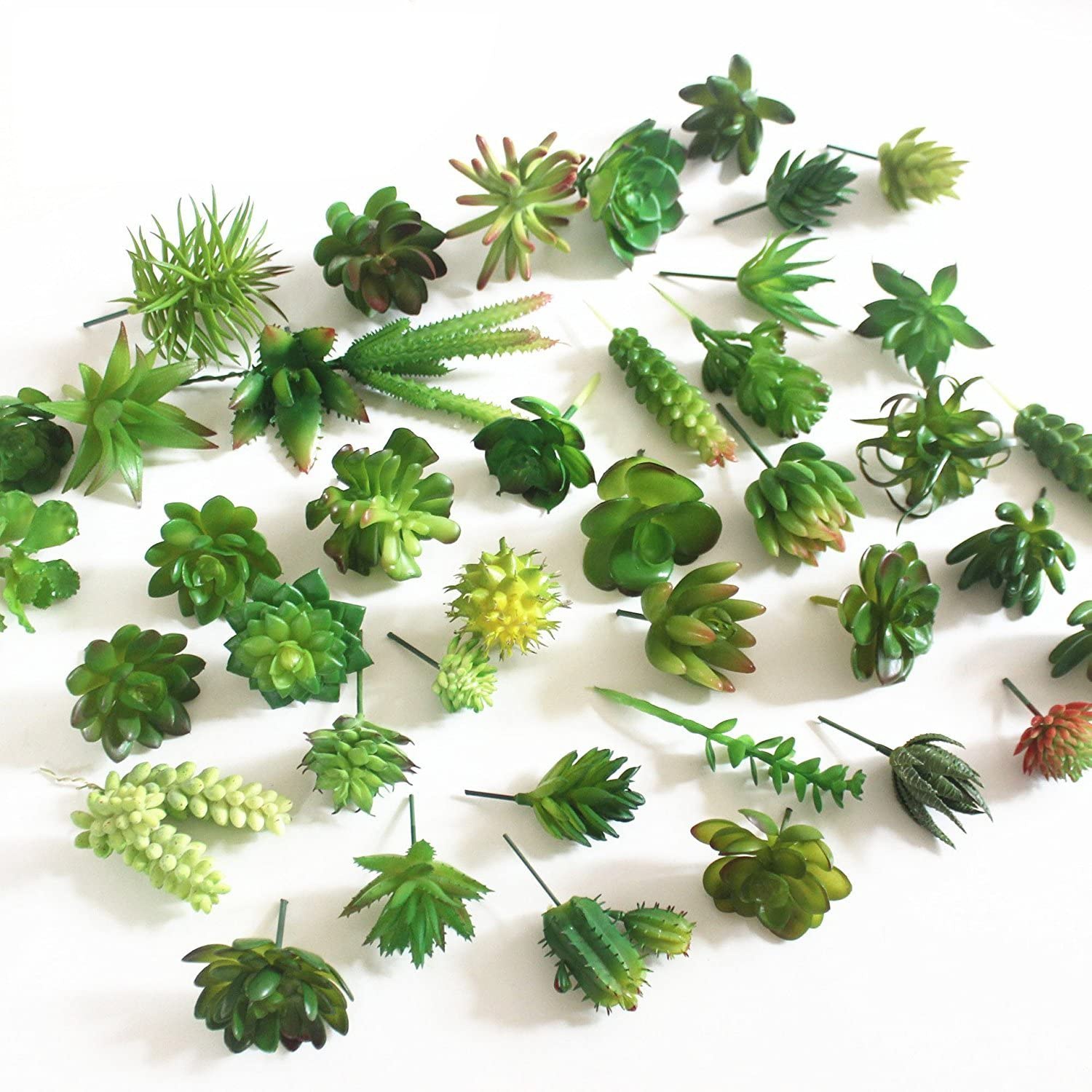 15pcs Artificial Succulent Pla - огляд і ціна Echeveria Succulent