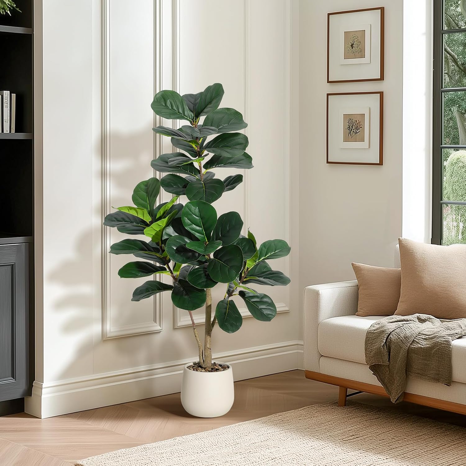 4 ft Fiddle Leaf Fig Tree Arti - огляд і ціна Ficus Lyrata Tree