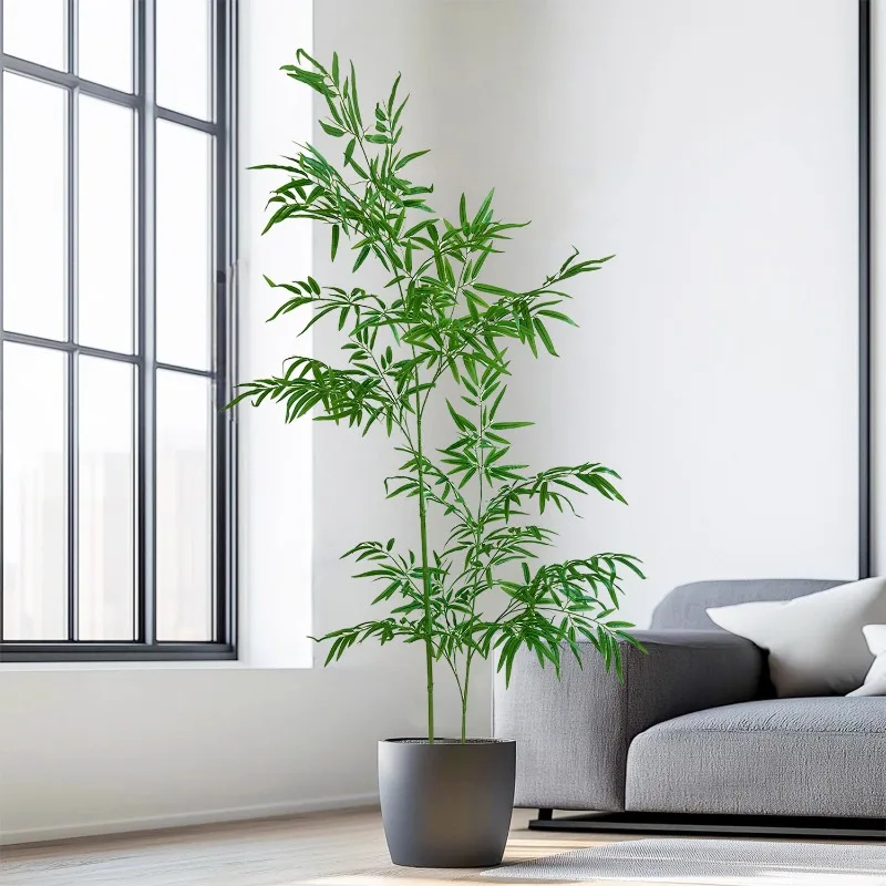 Artificial Bamboo Large Green  - огляд і ціна Ficus Lyrata Tree