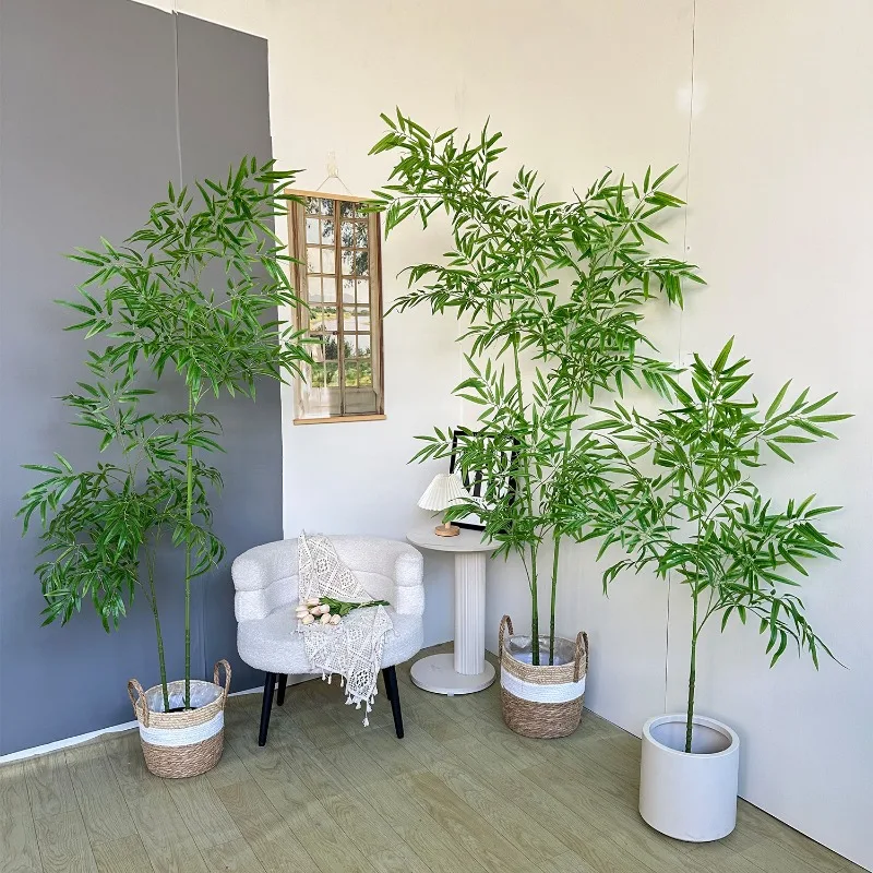 Artificial Bamboo Large Green  - огляд і ціна Ficus Lyrata Tree