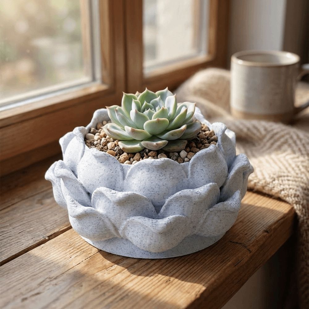 Lotus Shaped Succulent Plant P - огляд і ціна Echeveria Succulent
