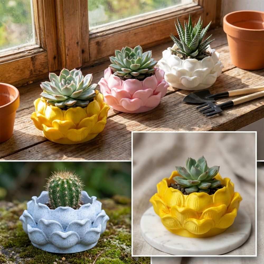 Lotus Shaped Succulent Plant P - огляд і ціна Echeveria Succulent