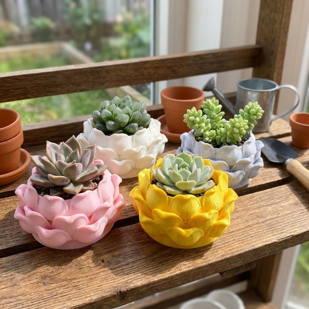 Lotus Shaped Succulent Plant P - огляд і ціна Echeveria Succulent